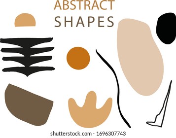 Abstract trendy elements and shapes. 