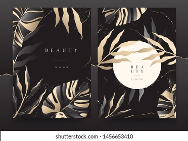 Abstract trendy floral universal artistic templates. Good for cover, invitation, banner, placard, brochure, poster, card, flyer and other.