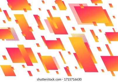 Fondo geométrico abstracto de tendencia con marcos rectangulares y rayas brillantes. Ilustración del vector