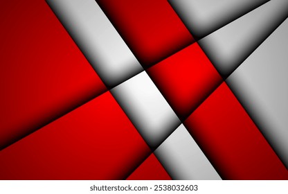 Abstract trendy geometric futuristic overlapping background
