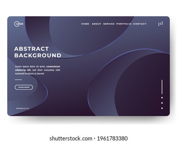 Abstract trendy gradient background for landing pages. Can be used for posters, placards, brochures, banners, web pages, headers, covers
