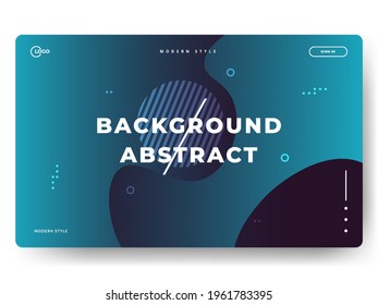 Abstract trendy gradient background for landing pages. Can be used for posters, placards, brochures, banners, web pages, headers, covers