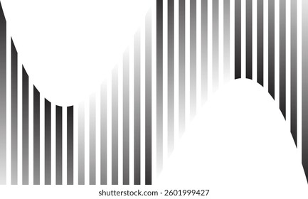 abstract trendy gradient irregular flowing flag line pattern perfect for background.