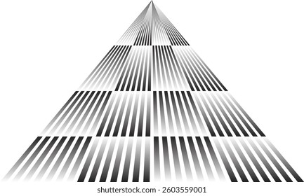 abstract trendy gradient irregular triangular line pattern design perfect for background.