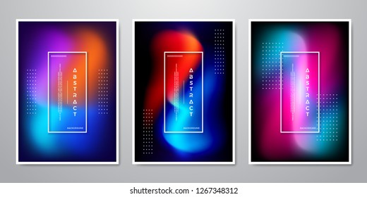 Abstract Trendy Gradient Shapes Background For Mobile Screen, Advertising, Backdrop, Brochure, Cover, Flyer, Invitation, Music Poster, Poster, Wallpaper, And Others