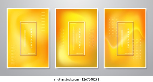 Abstract Trendy Gradient Shapes Orange Background For Mobile Screen, Advertising, Backdrop, Brochure, Cover, Flyer, Invitation, Music Poster, Poster, Wallpaper, And Others