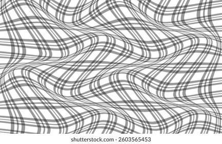 abstract trendy grey plaid line wave pattern perfect for background.