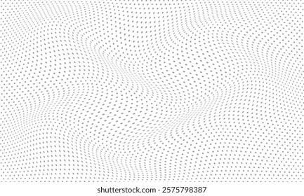 abstract trendy grey rectangle dot wave pattern perfect for background.