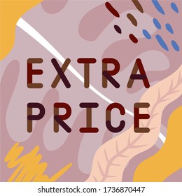 Abstract trendy illustration background media sale post, placard,flat style advertising campaign design elements. Easy customizing art for covers, banners, flyers
