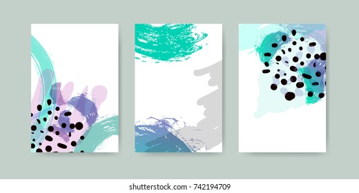 Abstract trendy illustration background, placard, style flat and 3d design elements. Unique art for covers, banners, flyers and posters.