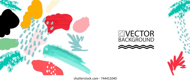 Abstract trendy illustration background, placard, floral stylized cactus succulent plant, style flat and 3d design elements. Unique art for covers, banners, flyers and posters.
