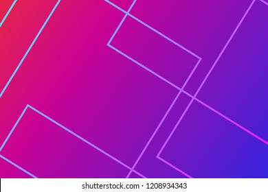 abstract trendy line geometric background template