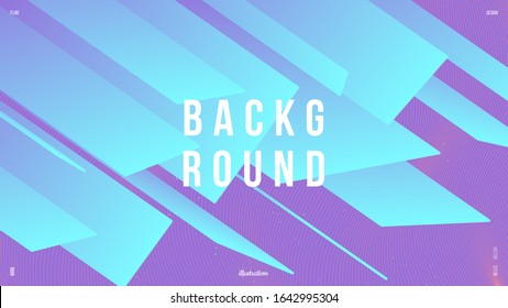 Abstract trendy liquid fluid 3d shapes. Minimal wallpaper, backdrop, background. Colors name: Mindaro, Electric blue, Medium purple, Tulip. Eps10 vector illustration.
