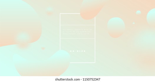 Abstract trendy liquid fluid shapes background. Eps10 vector illustration