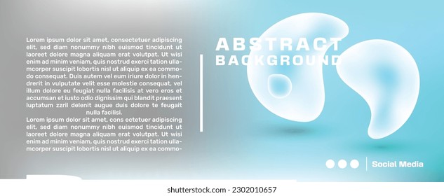 abstrakter, trendiger Mesh-Hintergrund grau und blau mit abstrakten Formen am besten für medizinische und soziale Medien-Poster Benutzerschnittstelle der Website-Vektorgrafik