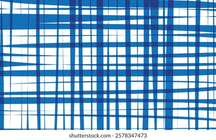 abstract trendy modern blue tweak plaid line pattern perfect for background.