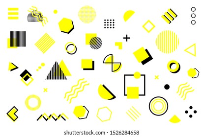 Abstract and trendy modern geometric background. Vector background - Shutterstock ID 1526284658