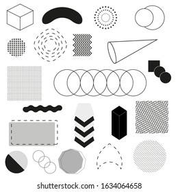 Abstract and trendy modern geometric background. Vector background
