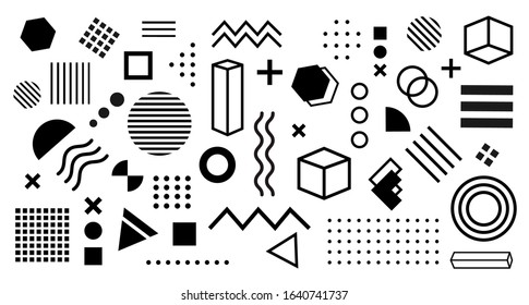 Abstract and trendy modern geometric background. Vector background
