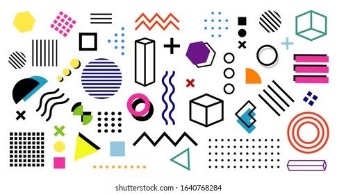 Abstract and trendy modern geometric background. Vector background