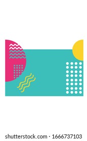 Abstract and trendy modern geometric background EPS 10