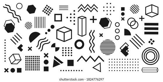 Abstract and trendy modern geometric background. Vector background