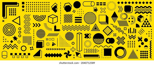 Abstract and trendy modern geometric background. Vector background