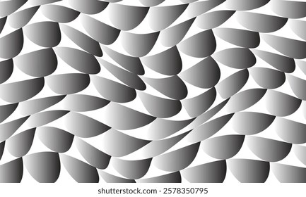 abstract trendy modern gradient half circle wave pattern perfect for background.