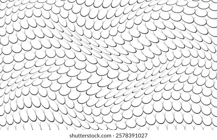 abstract trendy modern gradient outline dot wave pattern perfect for background.