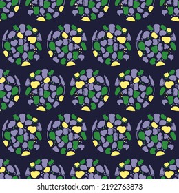 Abstract trendy multicolored pattern. Design for print, textile, packaging, wrapping paper, wallpaper.
