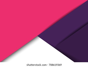Abstract trendy paper cut background.Modern minimal origami greeting cards cover design background.Vector illustration.