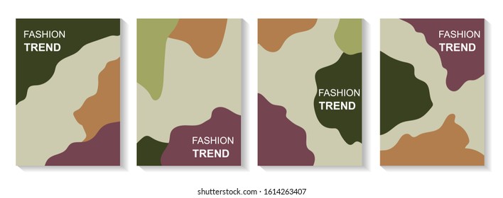 Abstract trendy pastel universal artistic templates. Good for cover, background, invitation, banner, placard, brochure, poster, card, flyer and other. vector illustration . EPS 10