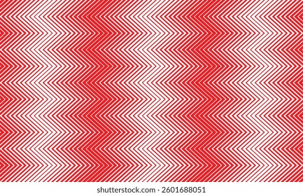 abstract trendy red big to small repeat vertical zigzag line pattern perfect for background.
