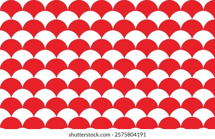 abstract trendy red fish scale pattern art perfect for background.