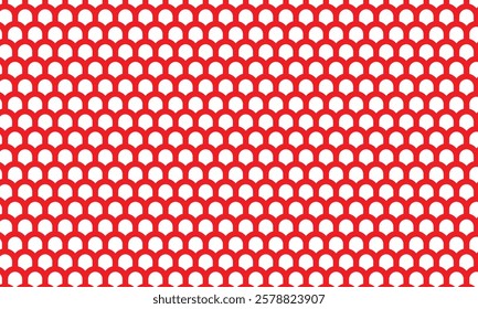 abstract trendy red fish scale geometric pattern perfect for background.