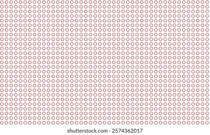 abstract trendy red outline polka dot pattern perfect for background.