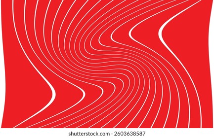 abstract trendy red white twist line pattern perfect for background.