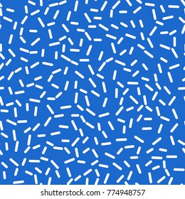 Abstrakte trendy Retro Geometric Element Template, Nahtloses Muster in Neo Memphis Style Design, festlicher Retro Fashion Style 80-90s