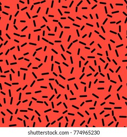 Abstrakte trendy Retro Geometric Element Template, Nahtloses Muster in Neo Memphis Style Design, festlicher Retro Fashion Style 80-90s