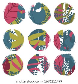 Abstract trendy seamless pattern with hand drawn textures. Modern abstract design for paper, wallpaper, cover, fabric and other users. Vector illustration.