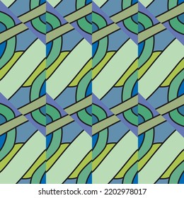 Abstract trendy seamless patterns set with hand drawn doodle shapes