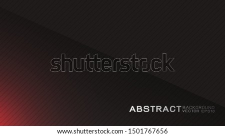Abstract trendy and technology concept on dark background, Vector illustration