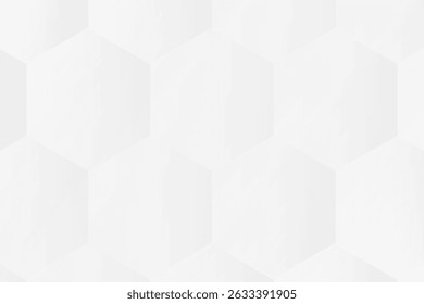 technologie à la mode Abstrait de dégradé blanc et gris motif hexagonal motif illustration arrière-plan design. Utiliser pour la publicité, l'affiche, la présentation, l'impression, l'illustration. illustration Image vectorielle eps10