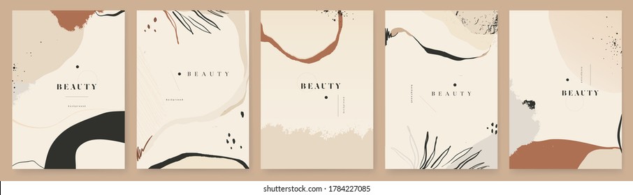 Abstract trendy universal artistic background templates. Good for cover, invitation, banner, placard, brochure, poster, card, flyer and other. - Shutterstock ID 1784227085