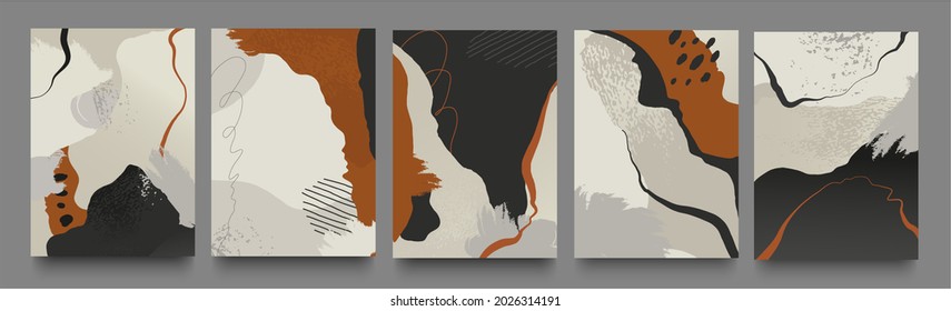 Abstract trendy universal artistic background templates. Good for cover, invitation, banner, placard, brochure, poster, card, flyer and other.