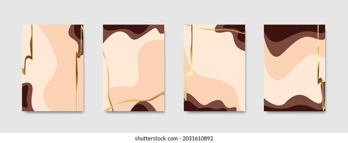 Abstract trendy universal artistic background templates with stripe gold. minimalist luxury concept. Good for cover, invitation, banner, placard, brochure, poster, card, flyer and other.