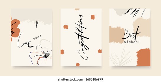 Abstract trendy universal artistic templates. Good for cover, invitation, banner, placard, brochure, poster, card, flyer and other.