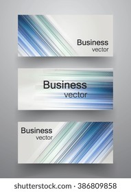 Abstract trendy vector banner or header set