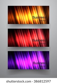 Abstract trendy vector banner or header set