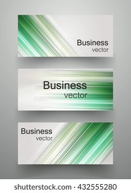Abstract trendy vector banner or header set